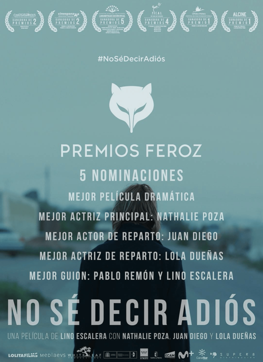 Nuestra película «No sé decir adiós» obtiene 5 nominaciones a los Premios Feroz