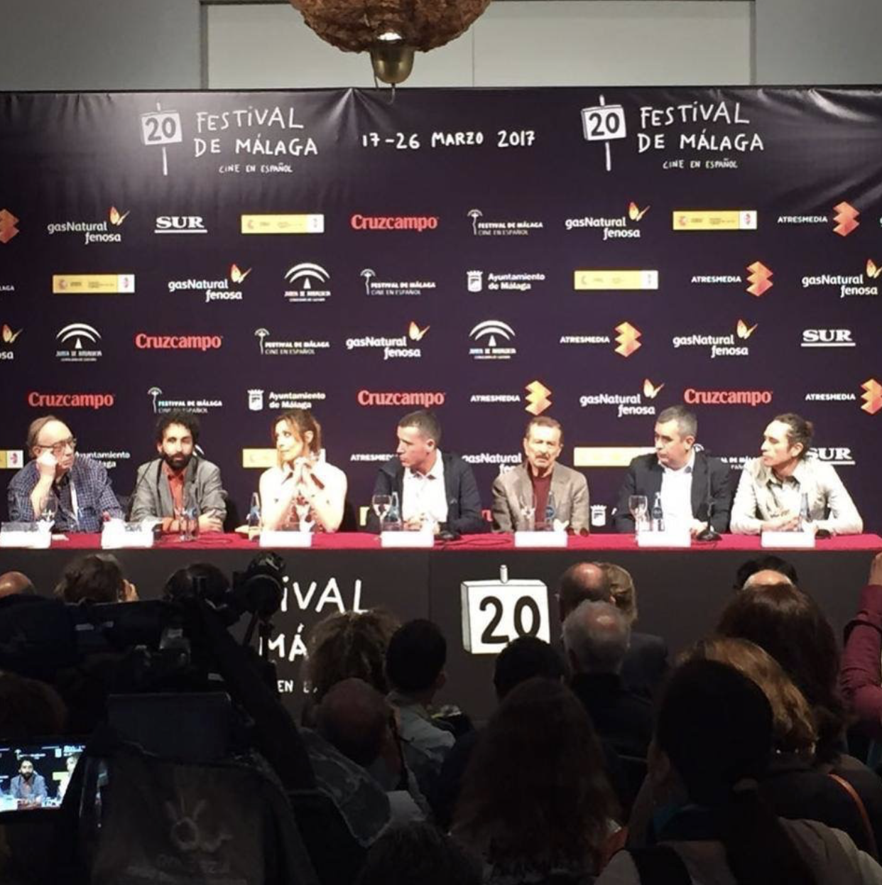 Larga ovación de la prensa en la proyección y rueda de prensa de «No sé decir adiós» en el Festival de Málaga